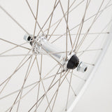 M Part Wheels Hybrid Front Solid Axle Wheel silver 700c