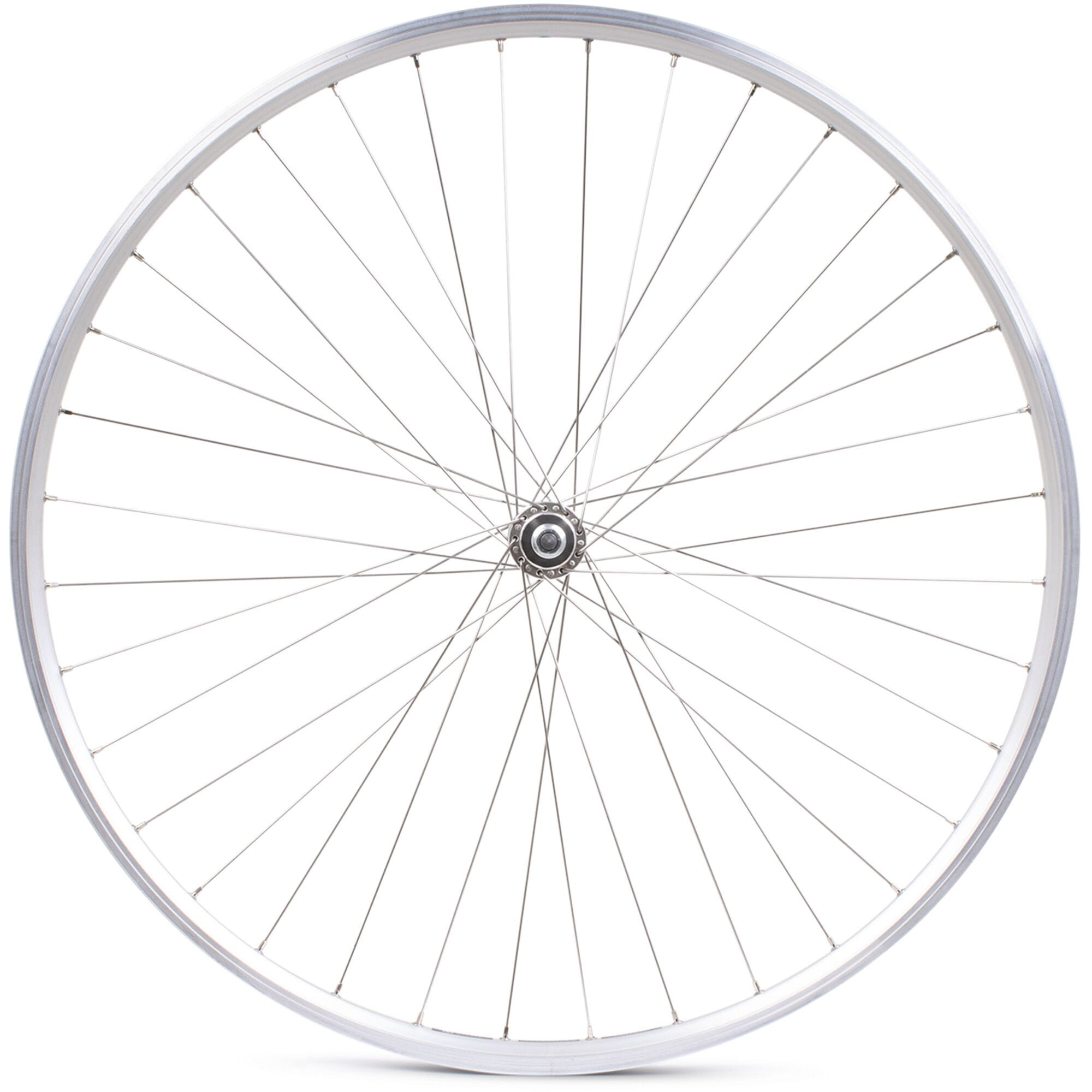 M Part Wheels Hybrid Front Solid Axle Wheel silver 700c