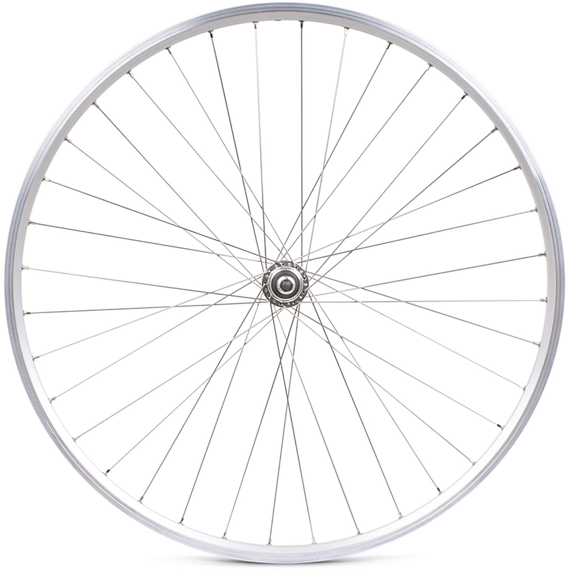 M Part Wheels Hybrid Rear Solid Axle Screw On Wheel silver 700c