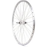 M Part Wheels Hybrid Rear Solid Axle Screw On Wheel silver 700c