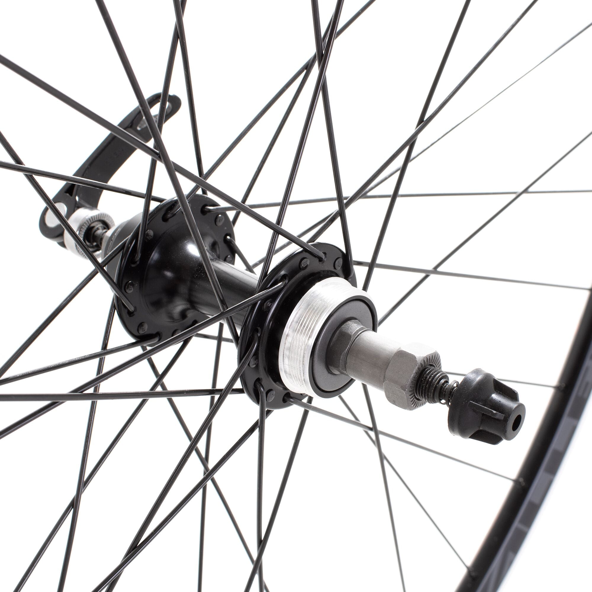 M Part Wheels Road Rear Quick Release Screw On Wheel black 700c