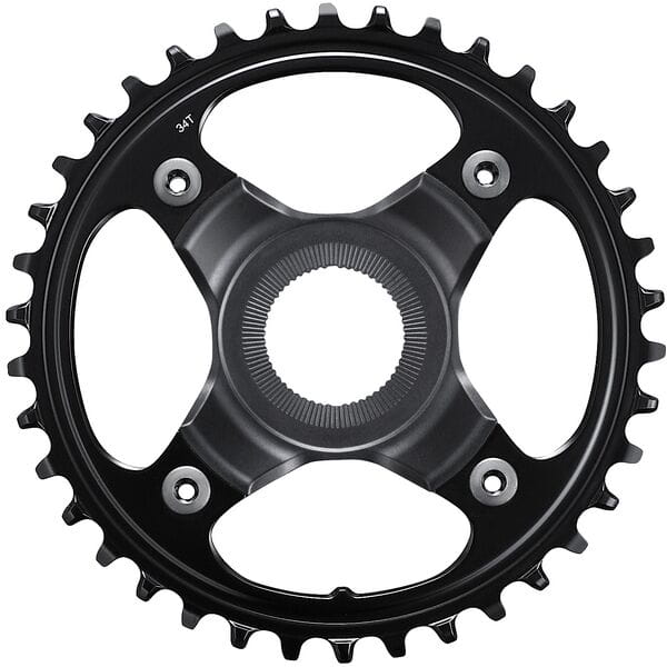 Shimano Sm-Cre80-B Chainring 34T Without Chain Guard For Chain Line 55 Mm Black Chain Ring