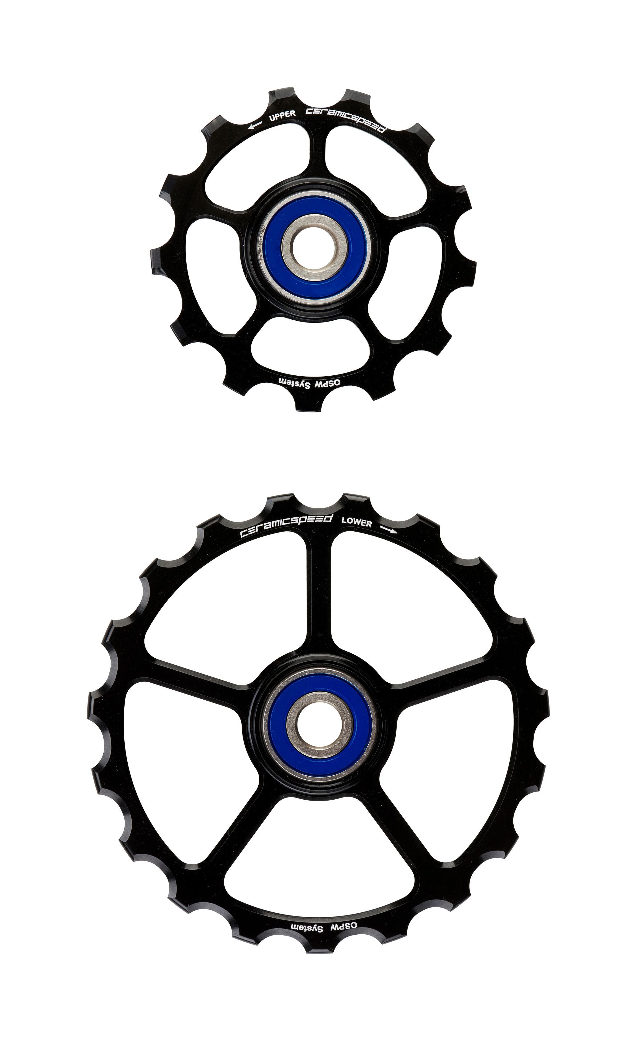 CeramicSpeed OSPW Coated No Cage 13+19T Pulley Wheels