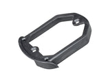 Trek-Diamant Powertube battery lower bracket for e-bike frame support, showing the metal component attached to the bike frame
