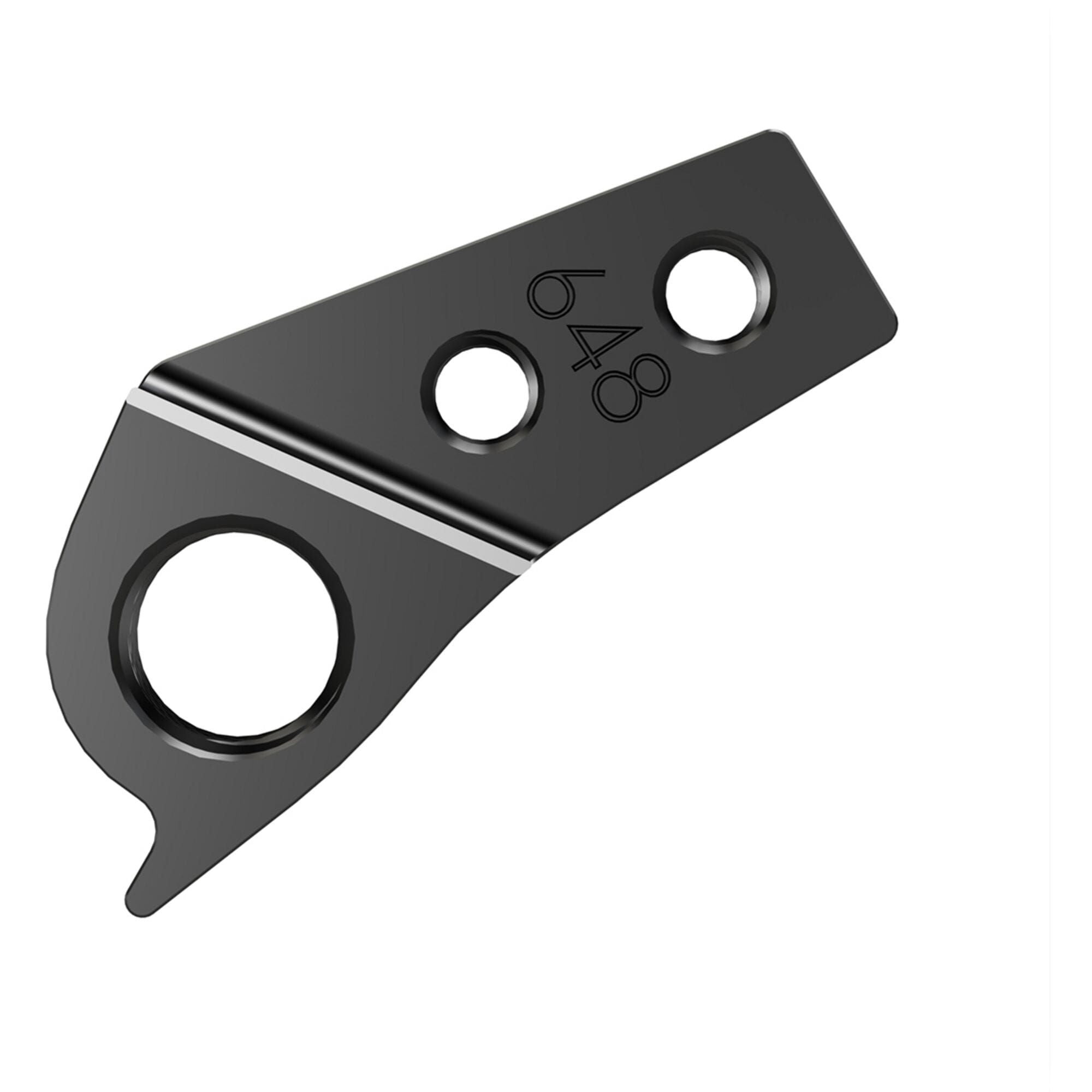 Wheels Manufacturing replaceable derailleur hanger dropout 648 for Scott Plasma 2 and 3 bike components, shown in close-up.