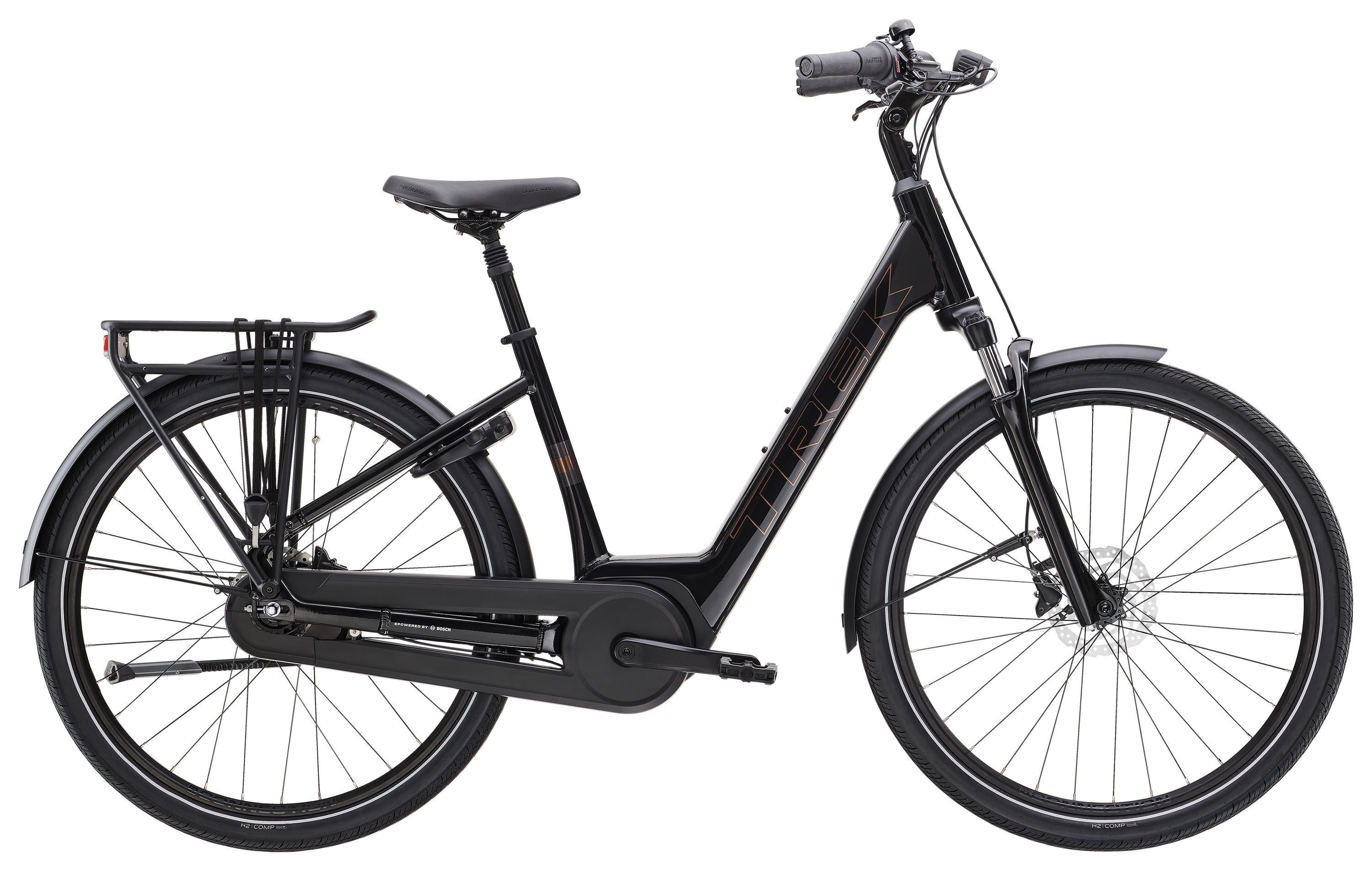 Trek District+ 2 Lowstep e-Hybrid Bike | Swinnerton Cycles