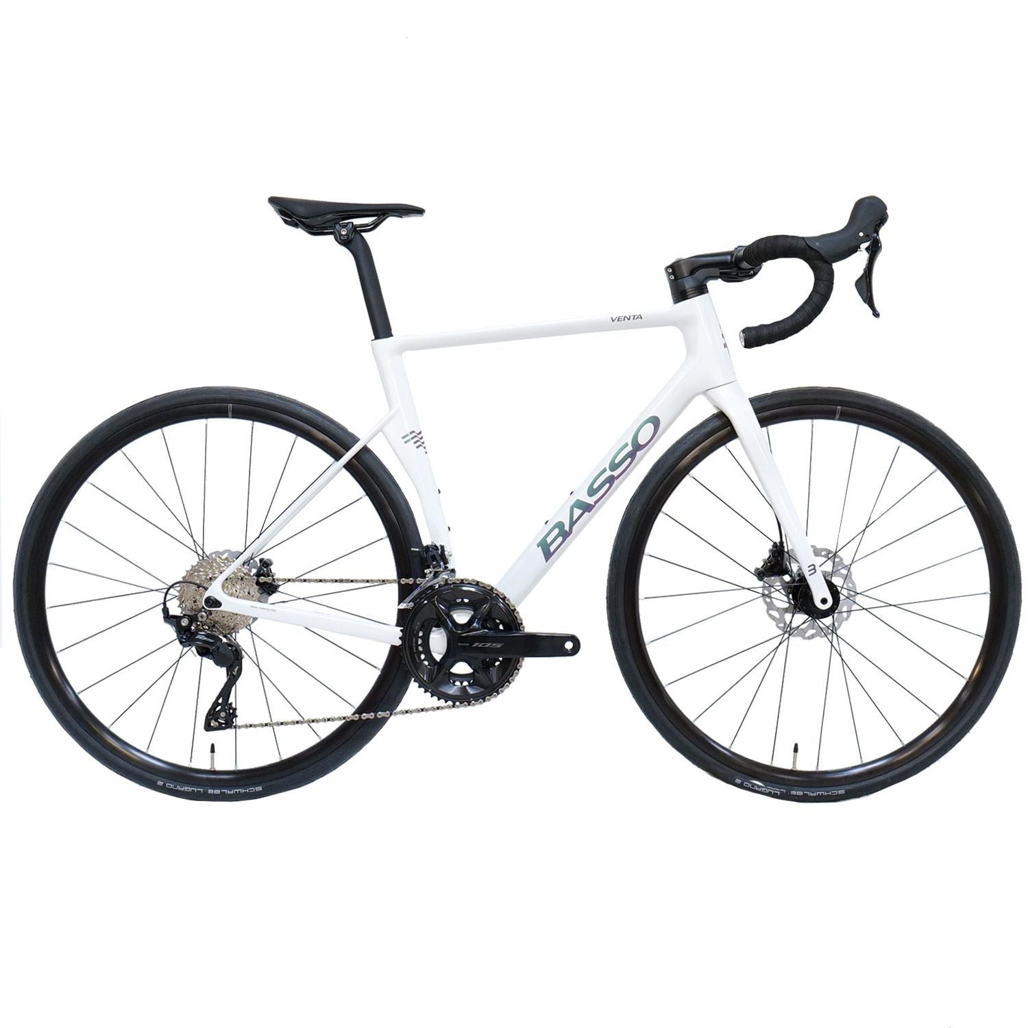 Basso Venta R 105 12x Aksium Pearl White Bike Road Bike | Swinnerton Cycles