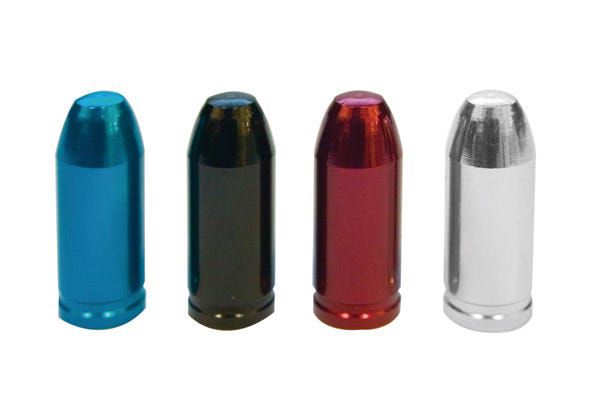 Etc Bullets Valve Caps Schraeder Blue Tube Spares