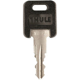 Thule spare key for carrier locks, genuine replacement accessory, designed for all Thule car carriers.