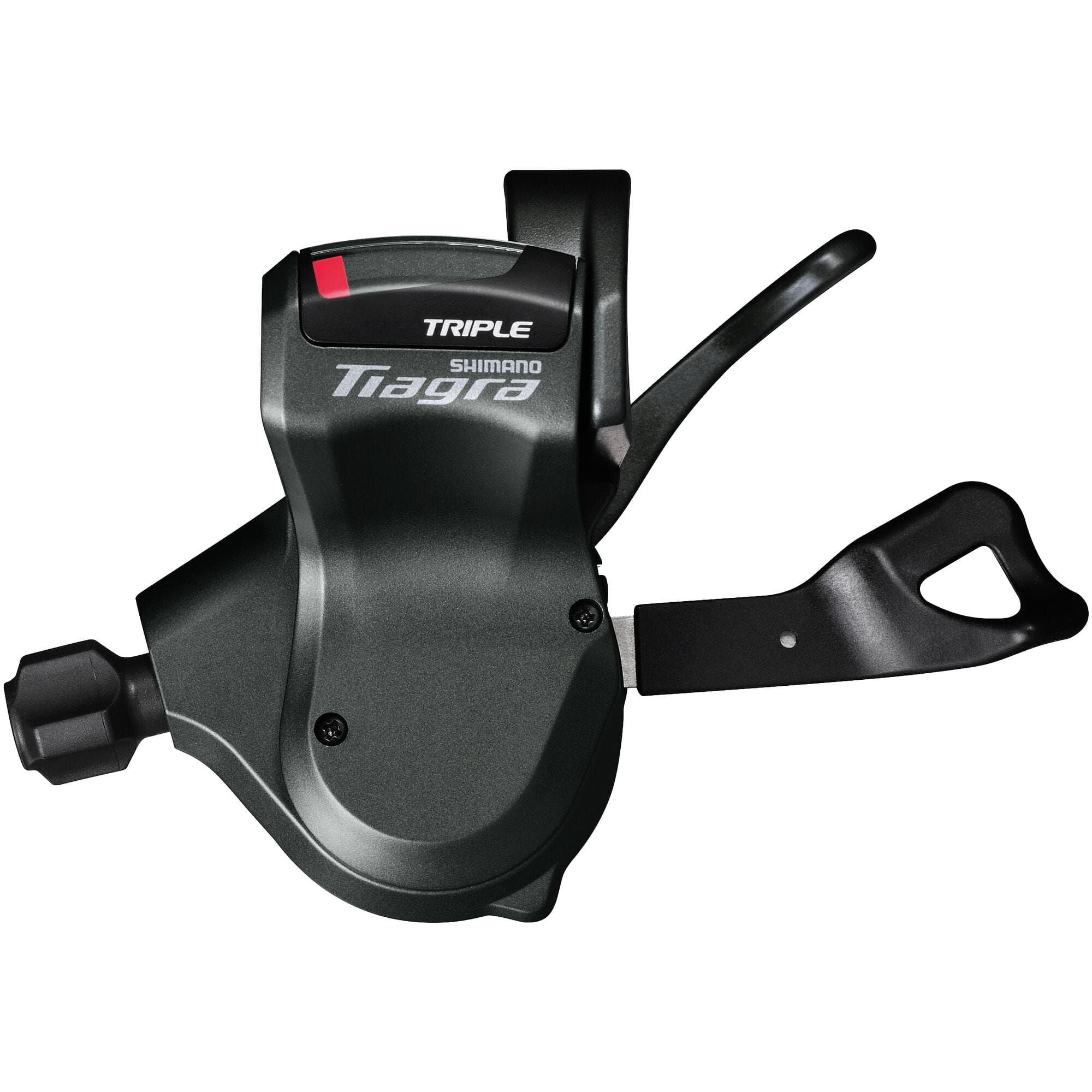 Shimano Tiagra SL-4703 mechanical 3-speed left flat bar shifter with optical display for bike components.