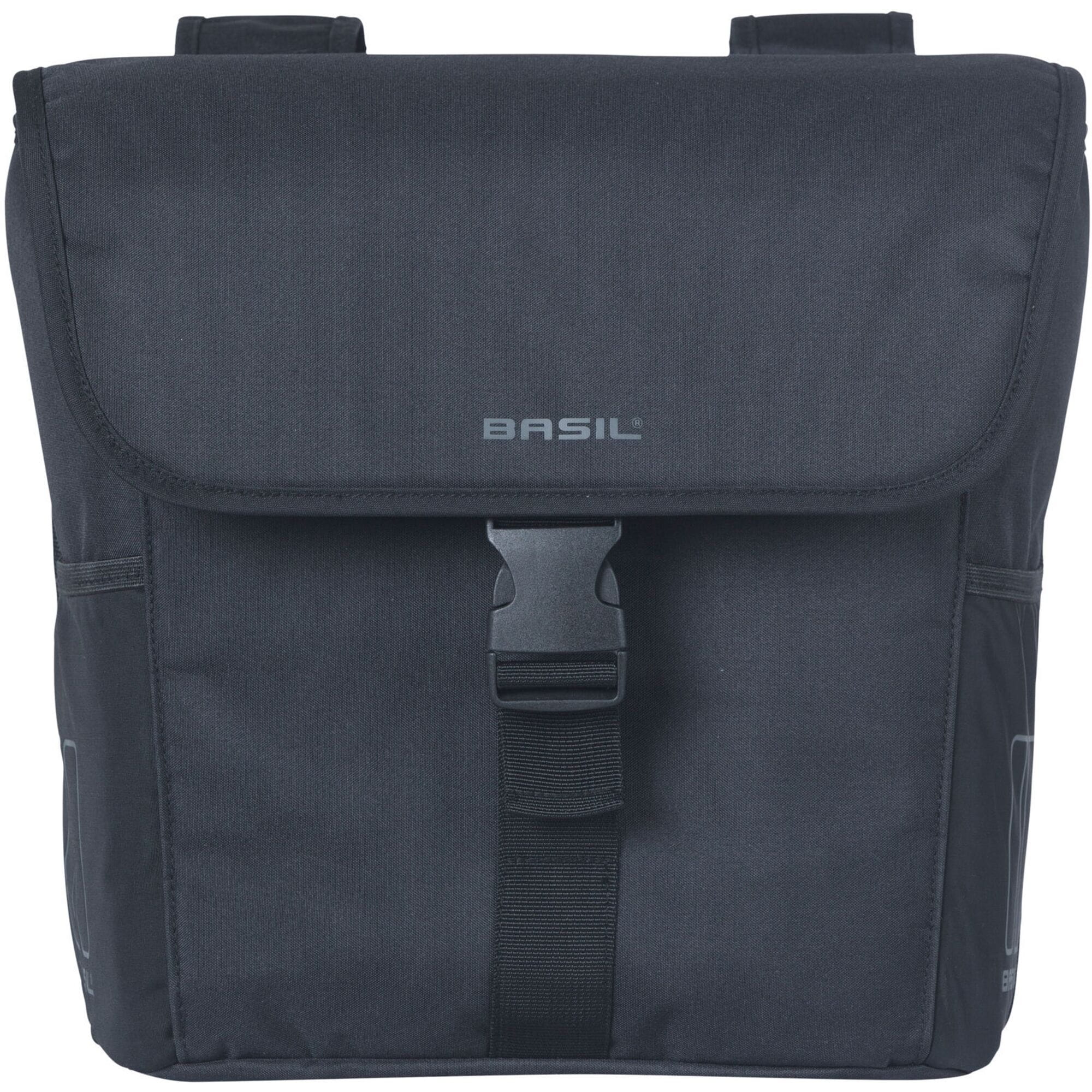 Basil Panniers & Bags - GO double bag 32L solid black