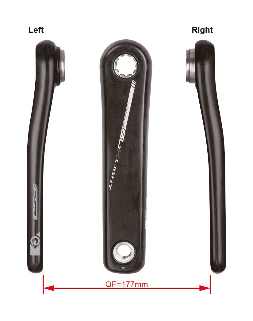 FSA Ebike Chainset CK-8685-1 ISIS 18.7mm Black