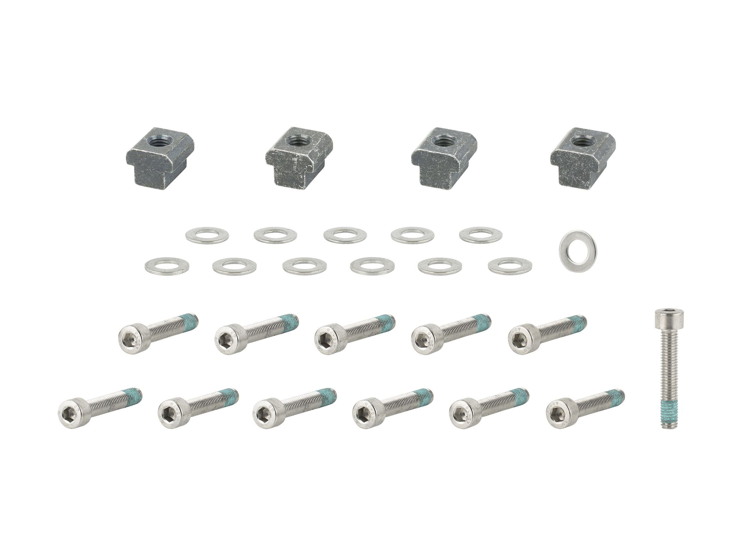 Trek Fetch+ 4 Frame Hardware Kit Black/Chrome M5 x 12mm