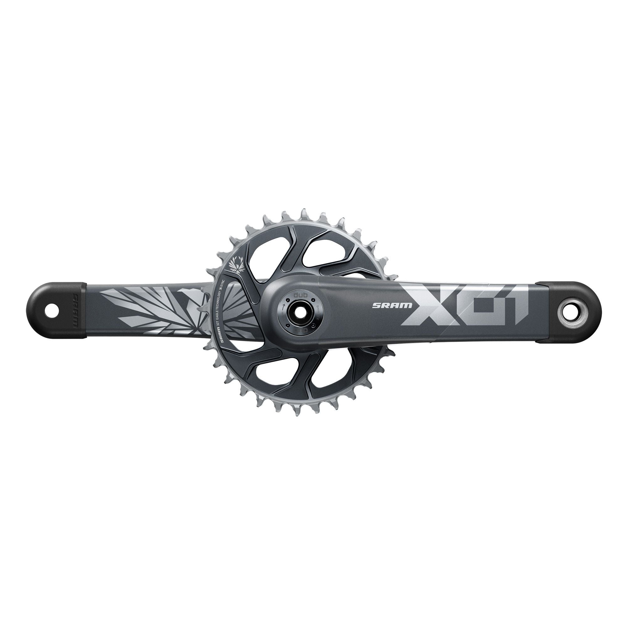 Sram Crankset X01 Eagle Boost 148 Dub 12S W Direct Mount 32T X-Sync 2 Chainring (Dub Cups/Bearings Not Included) C3 Cranks