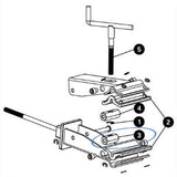 Park Tool 1803 Rotating Jaw Hex Barrel for PCS-9/10/11/12 Workstands - Bike Repair Tool | Swinnerton Cycles