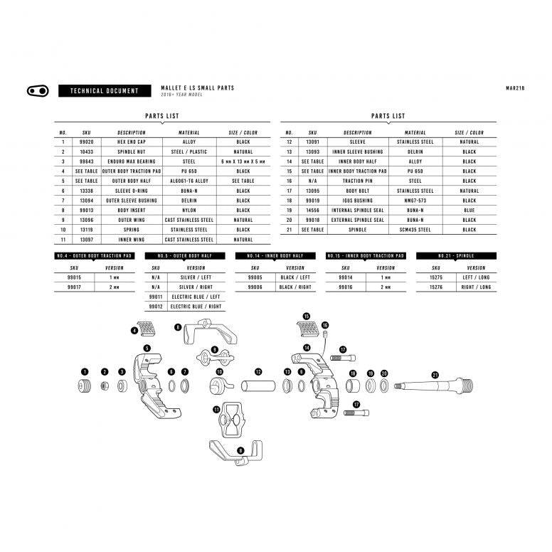 Crankbrothers Pedal Bearing Enduro Max 6-13-5 | Swinnerton Cycles