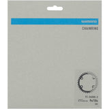 Shimano CUES FC-U6000-2 CUES 10/9 speed double inner chainring